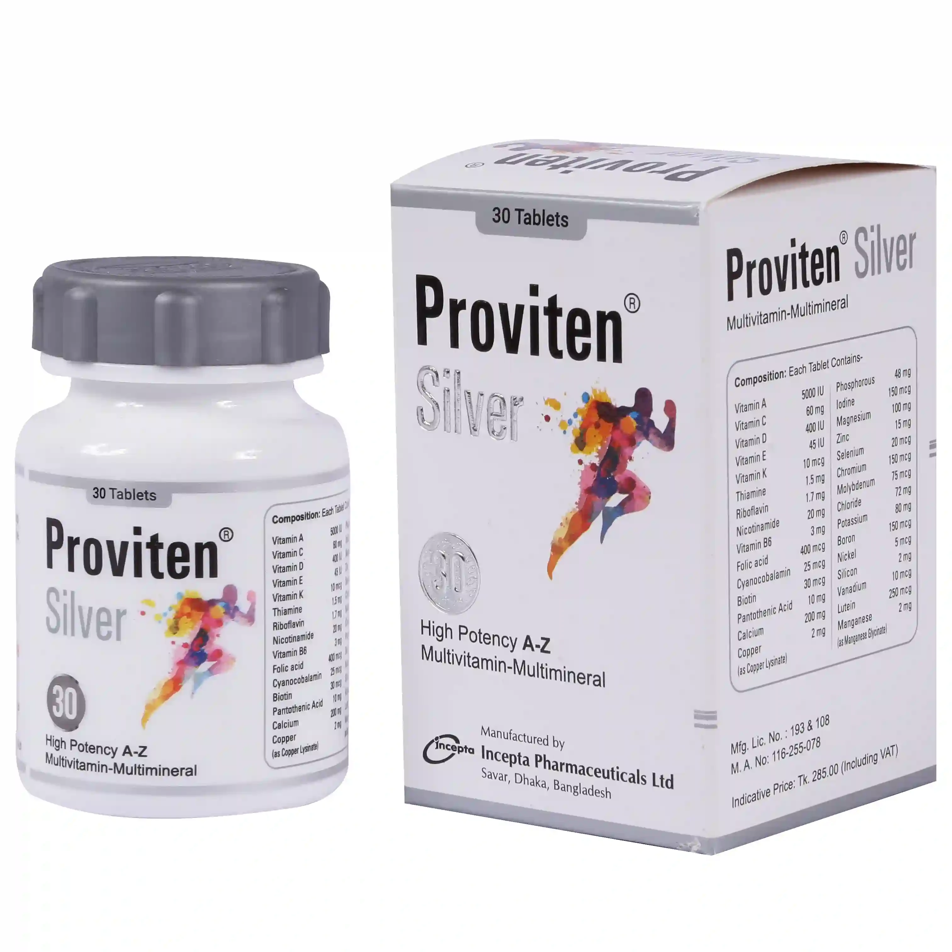 Proviten Silver Tablet 