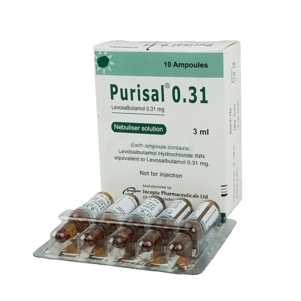 Purisal Nebuliser Solution 0.31 mg/3 ml