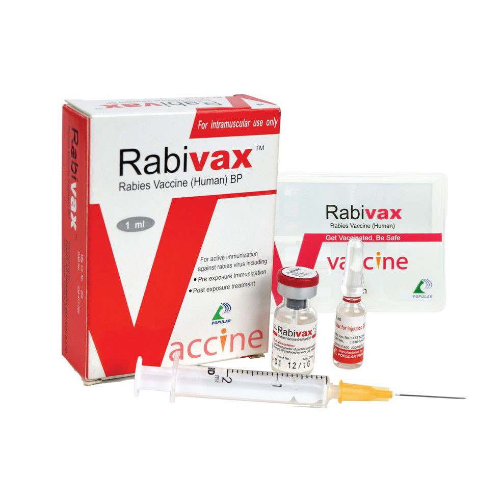 Rabivax IM/SC Injection 2.5 IU/ml