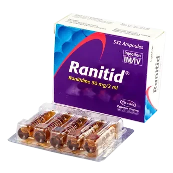 Ranitid IM/IV Injection 50 mg/2 ml
