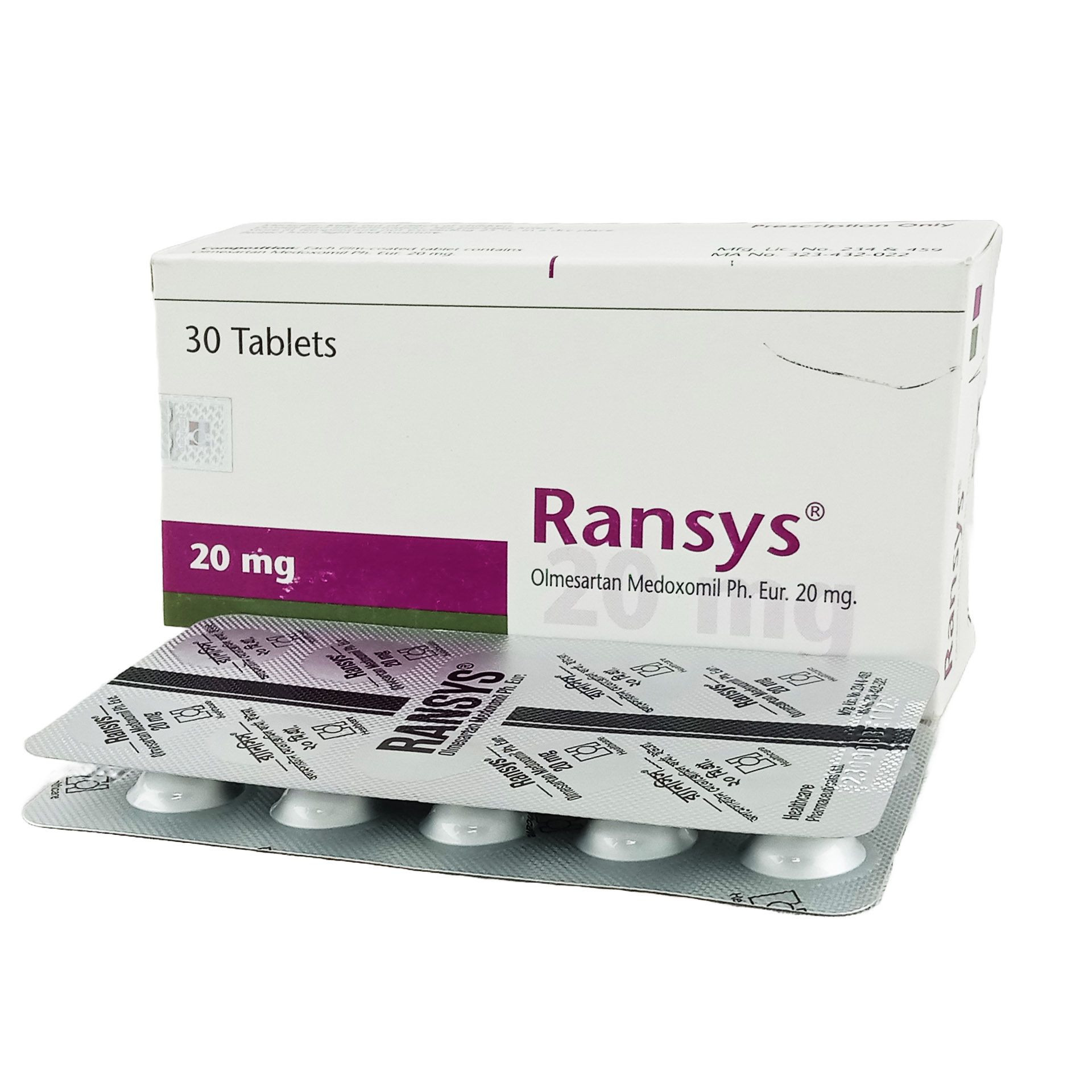 Ransys Tablet 20 mg