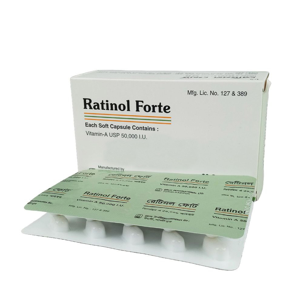 Ratinol Forte Capsule 50000 IU