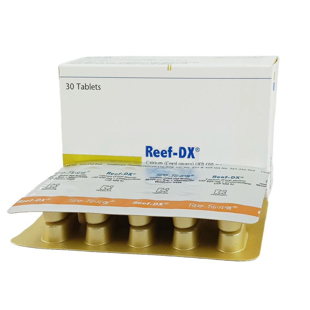 Reef-DX Tablet 600 mg+400 IU