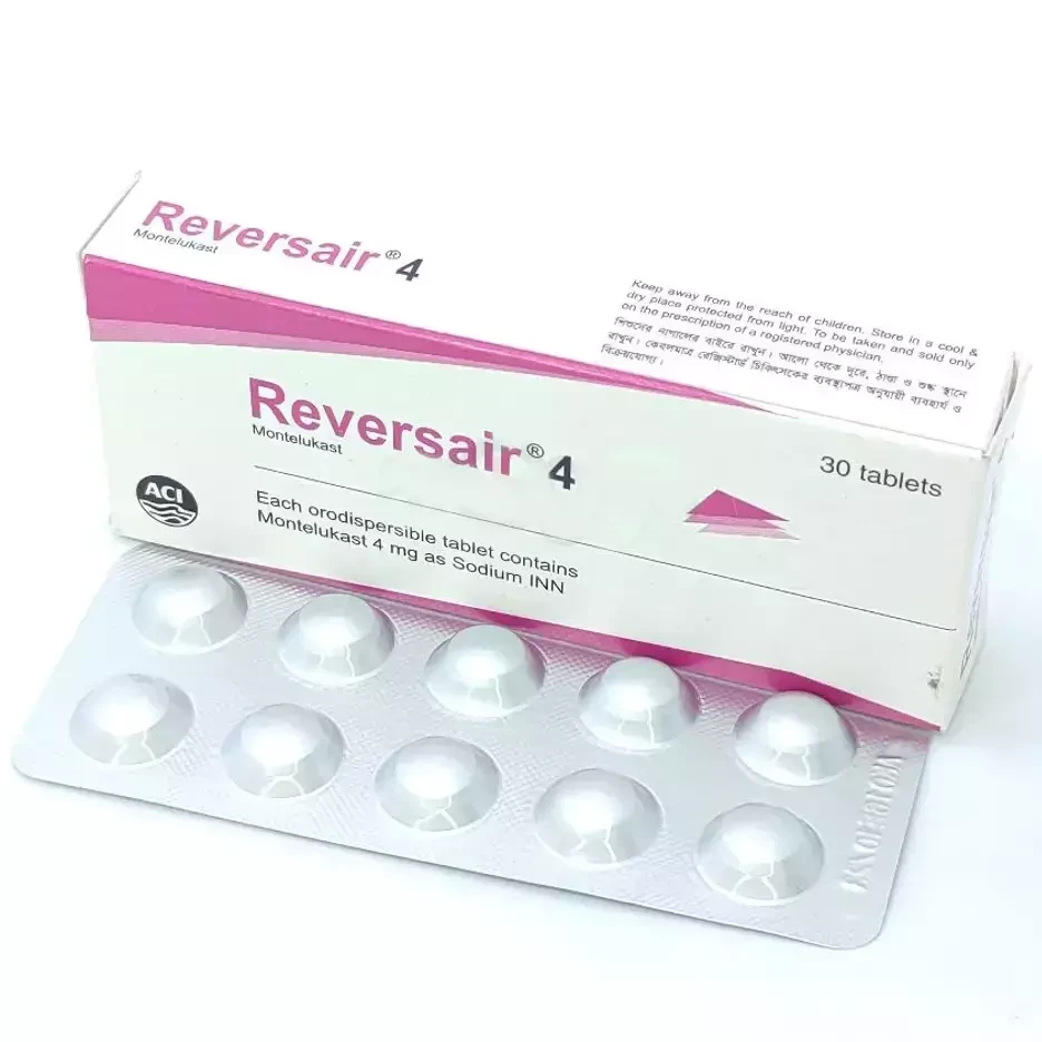 Reversair ODT Dispersible Tablet 4 mg