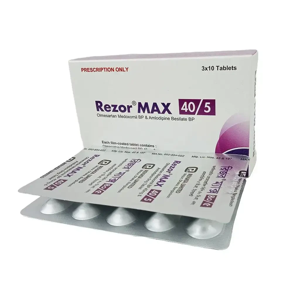 Rezor Max Tablet 5 mg+40 mg