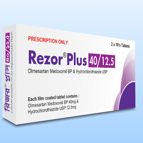Rezor Plus Tablet 40 mg+12.5 mg