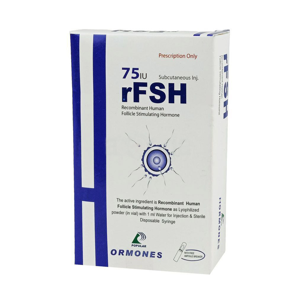 rFSH SC Injection 75 IU/vial