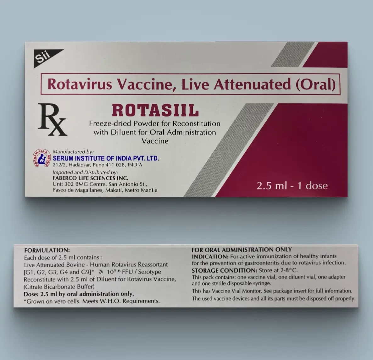 ROTASIIL Oral Suspension 2 ml/dose