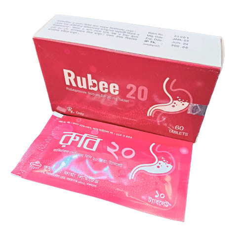 Rubee Tablet (Enteric Coated) 20 mg