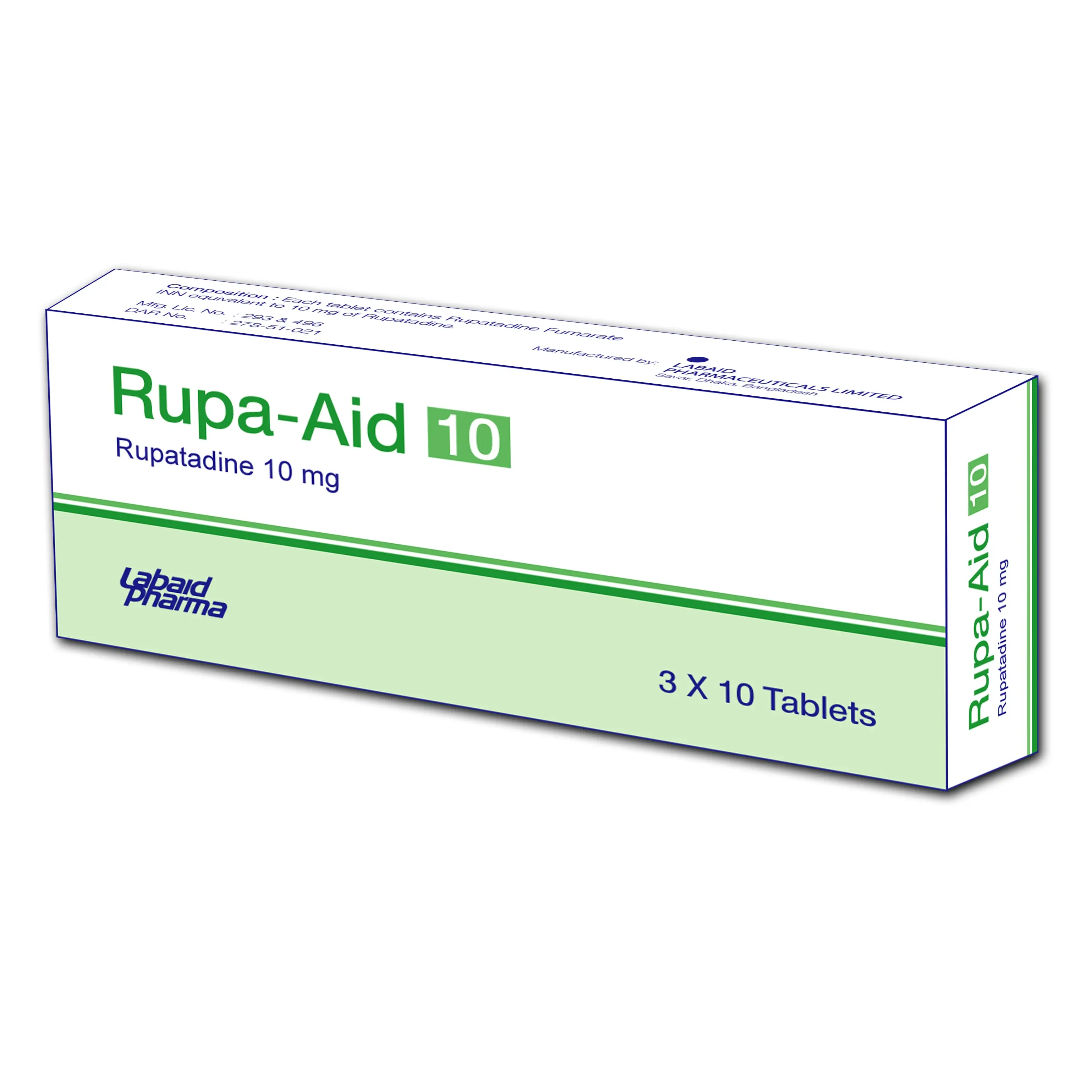 Rupa-Aid Tablet 10 mg