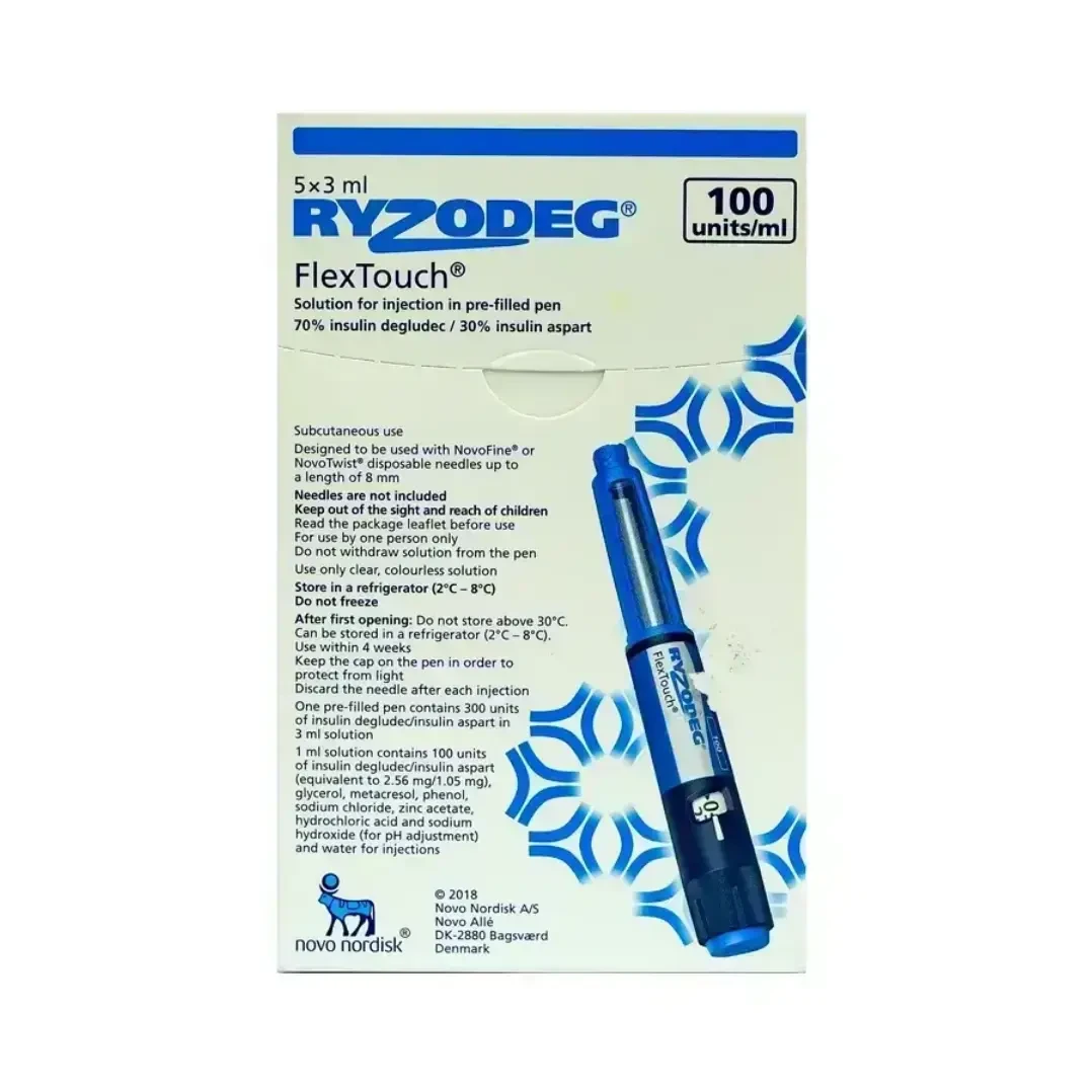Ryzodeg রাইজোডেগ - Insulin Degludec + Insulin Aspart Premixed
