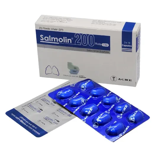 Salmolin Inhalation Capsule 200 mcg