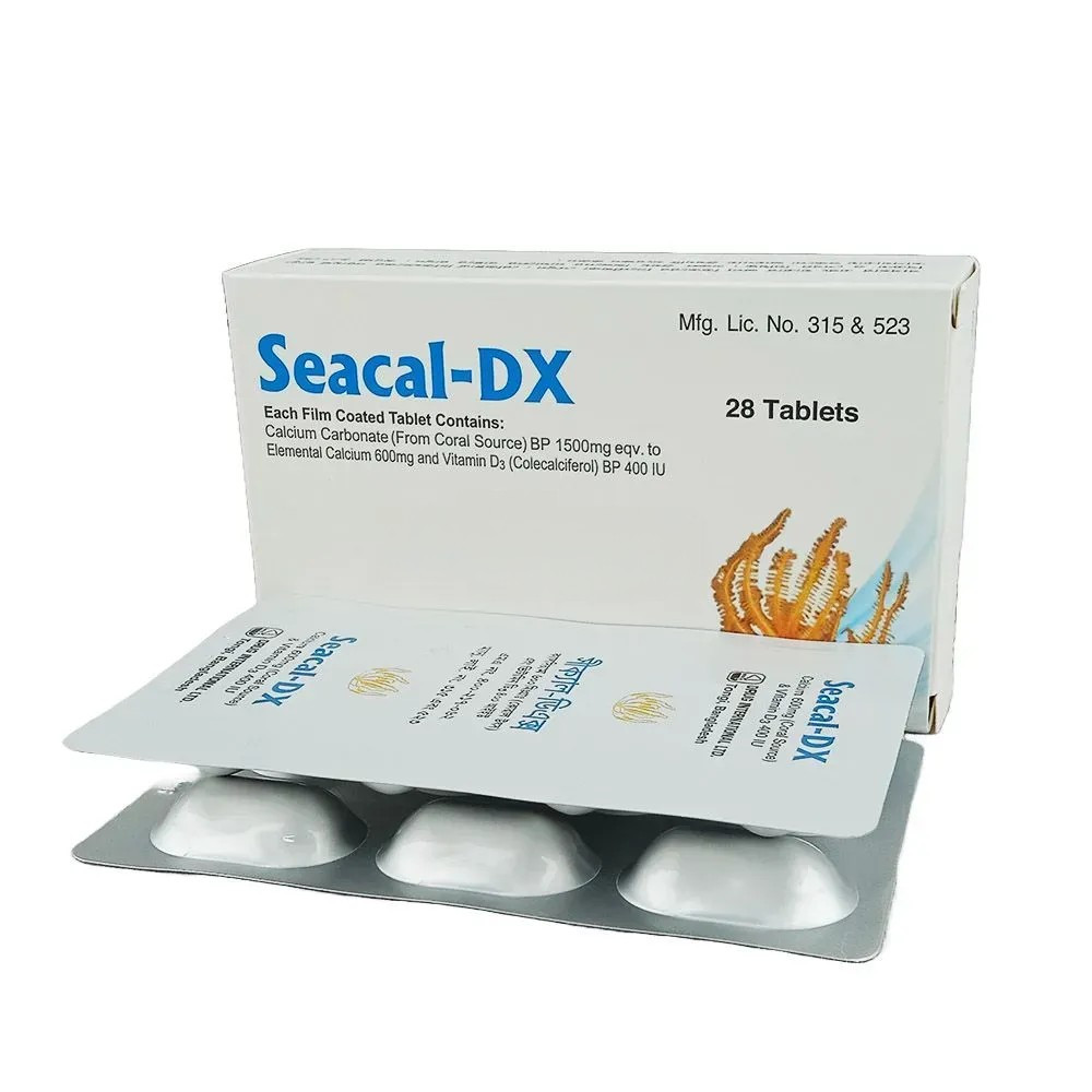 Seacal-DX Tablet 600 mg+400 IU