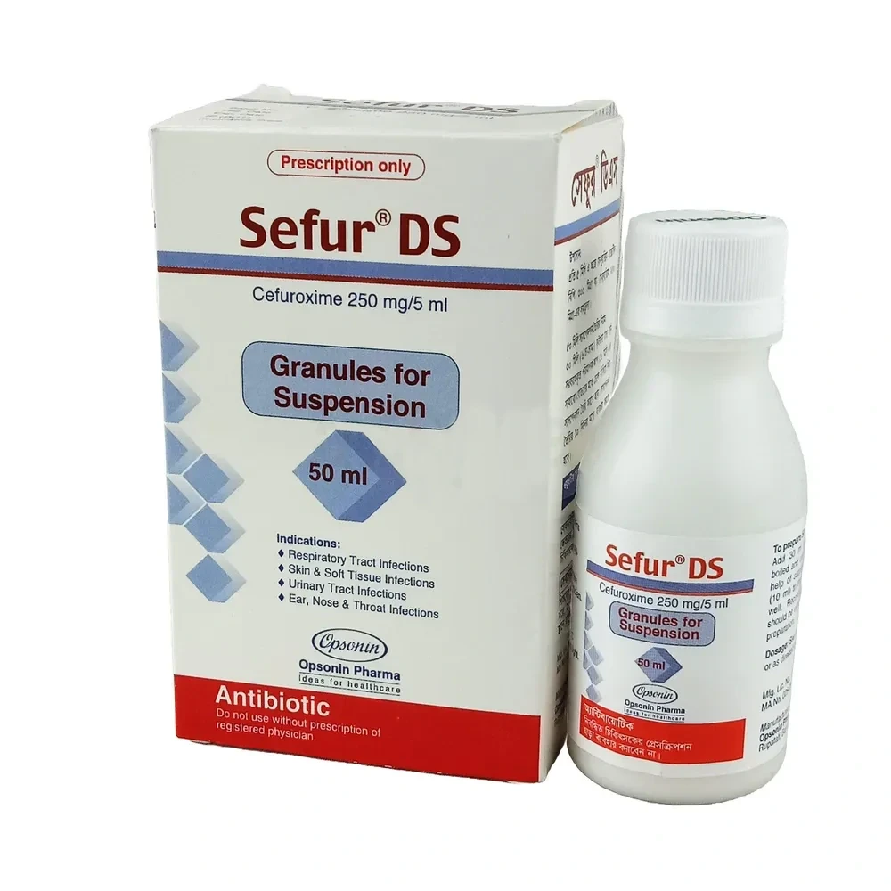 Sefur DS Powder for Suspension 250 mg/5 ml