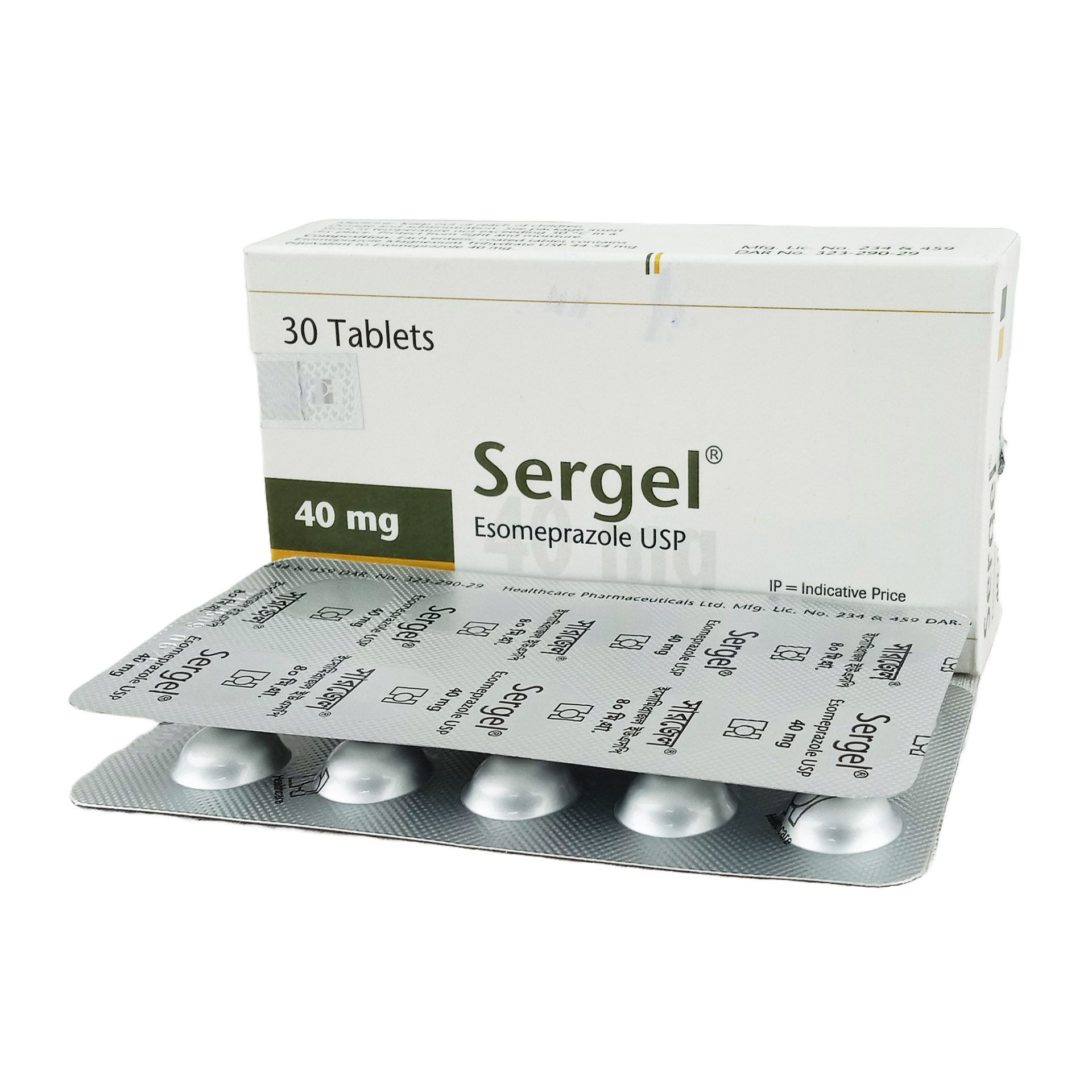 Sergel Tablet (Enteric Coated) 40 mg