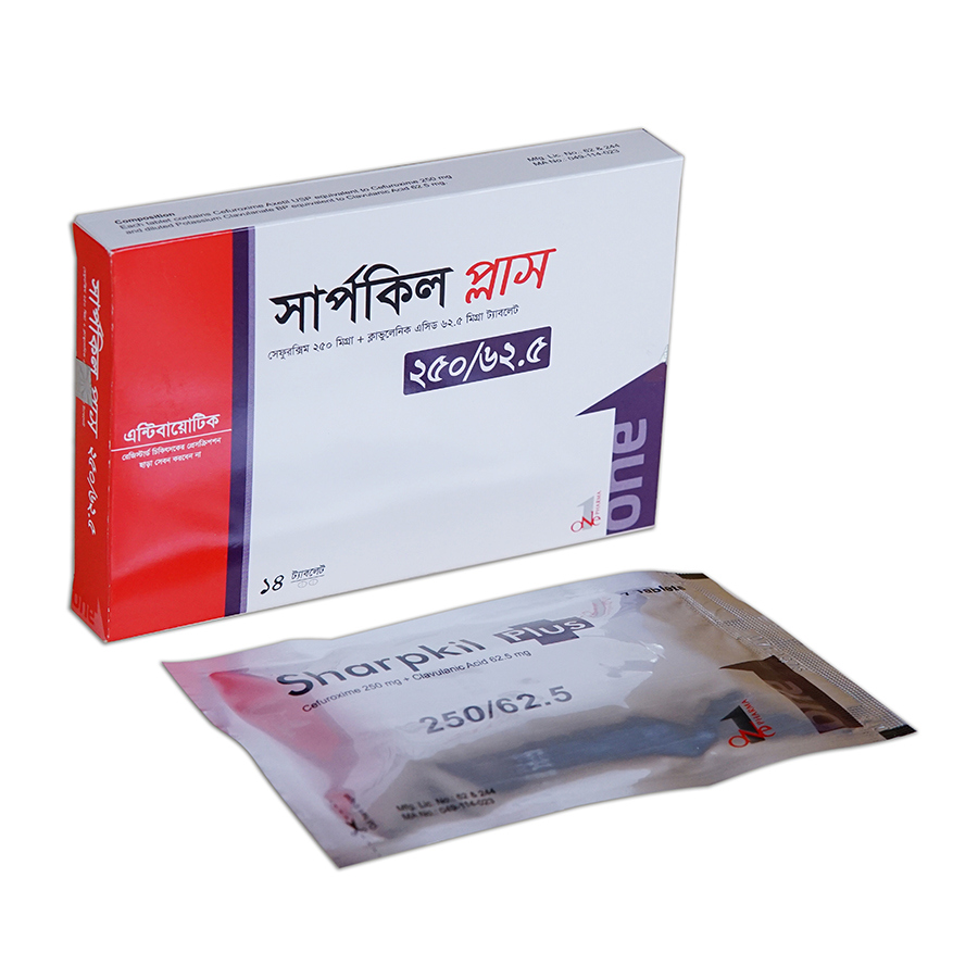 Sharpkil Plus Tablet 250 mg+62.5 mg