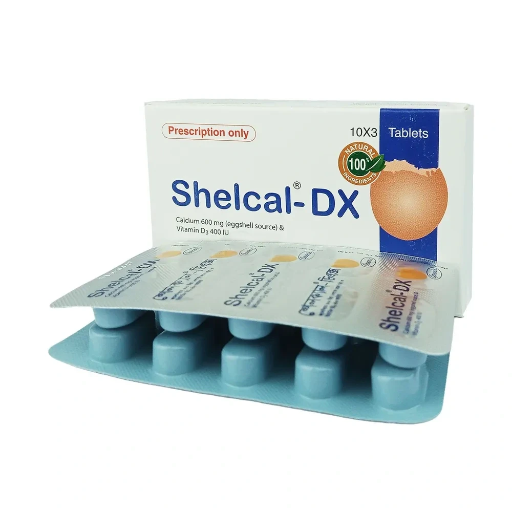 Shelcal-DX Tablet 600 mg+400 IU