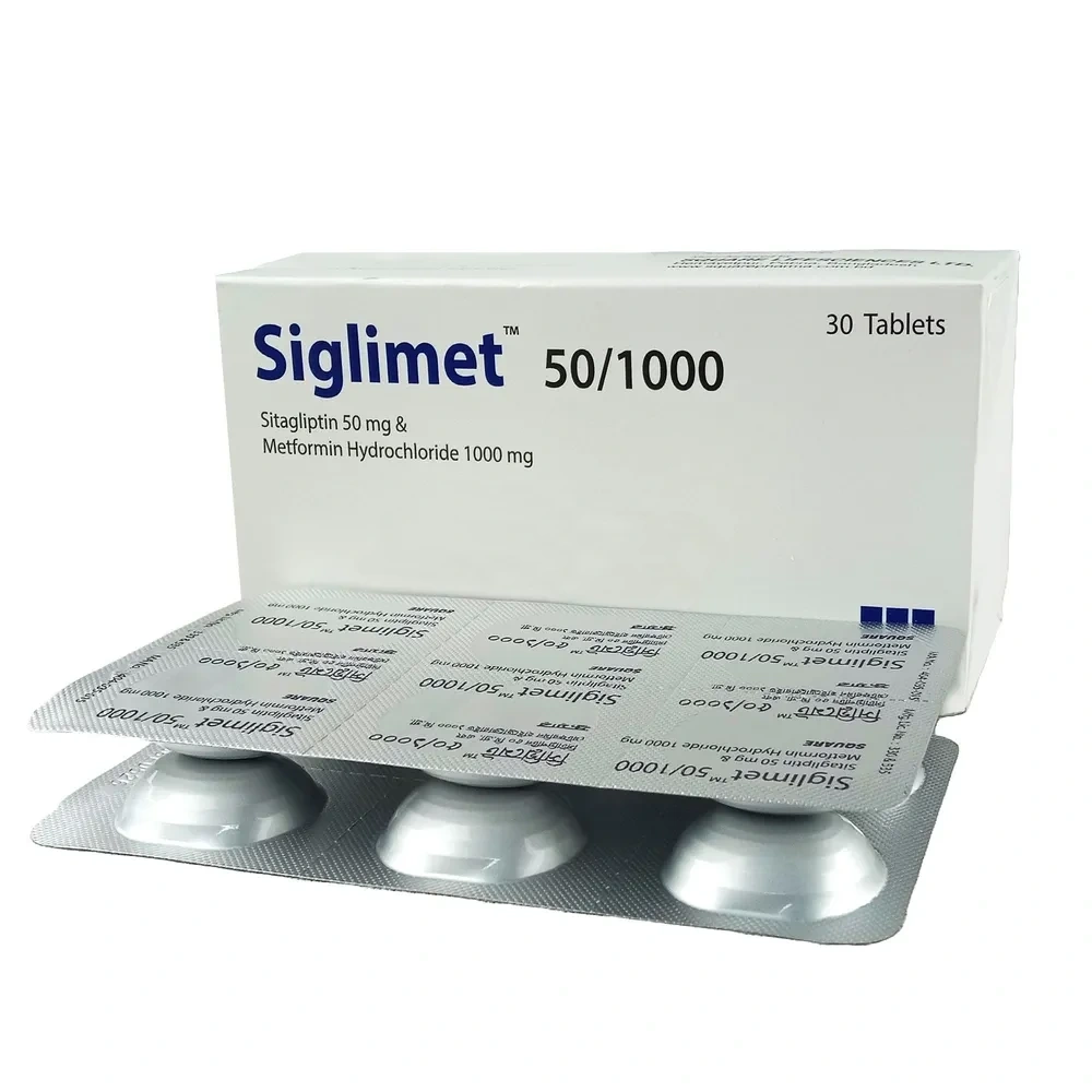 Siglimet Tablet 50 mg+1000 mg