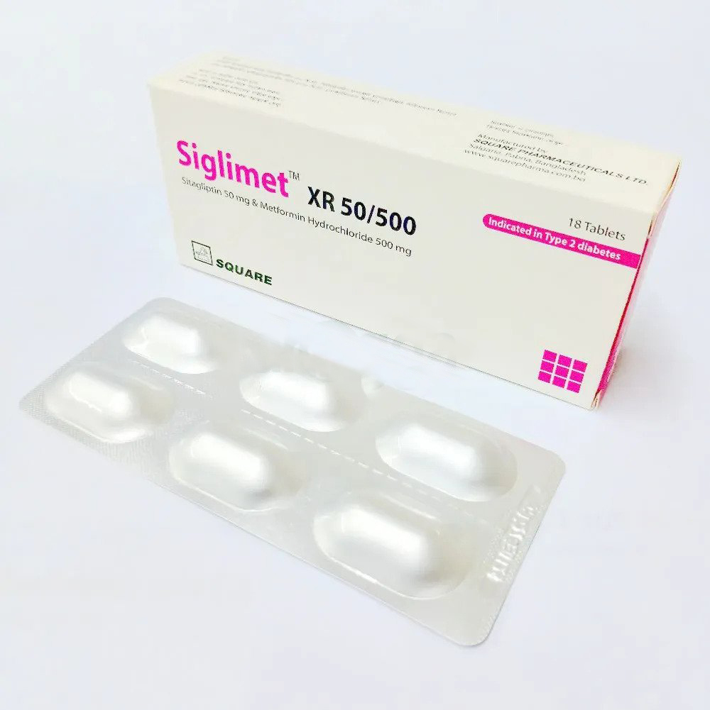 Siglimet XR Tablet (Extended Release) 50 mg+500 mg