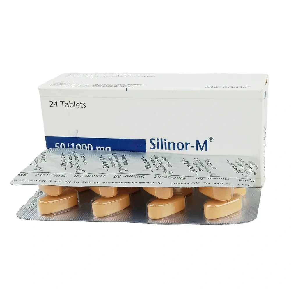 Silinor-M Tablet 50 mg+1000 mg