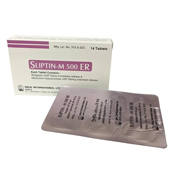 Sliptin-M ER Tablet (Extended Release) 50 mg+500 mg
