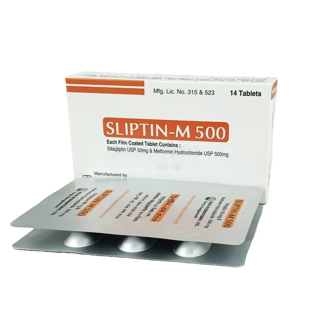 Sliptin-M Tablet 50 mg+500 mg