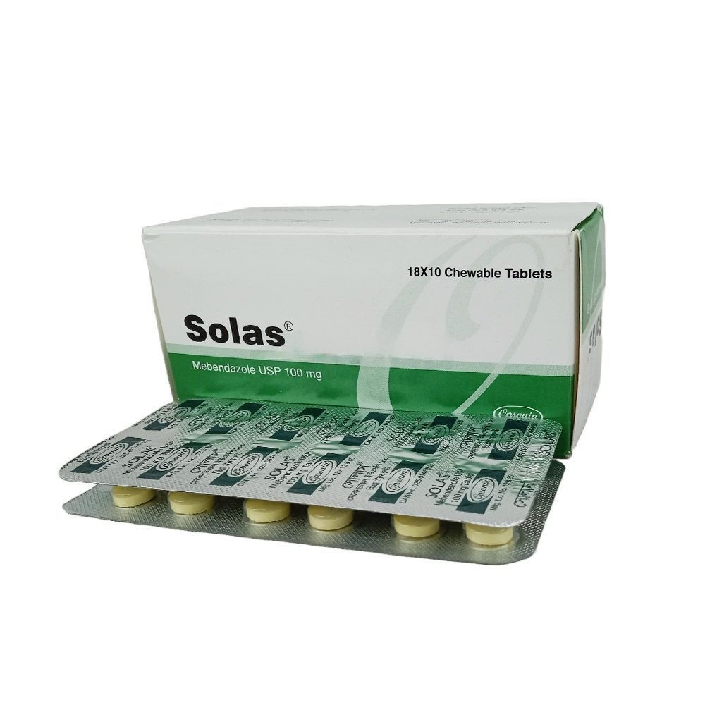 Solas Chewable Tablet 100 mg