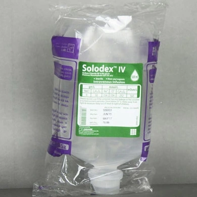 Solodex IV Infusion 0.9%+5%