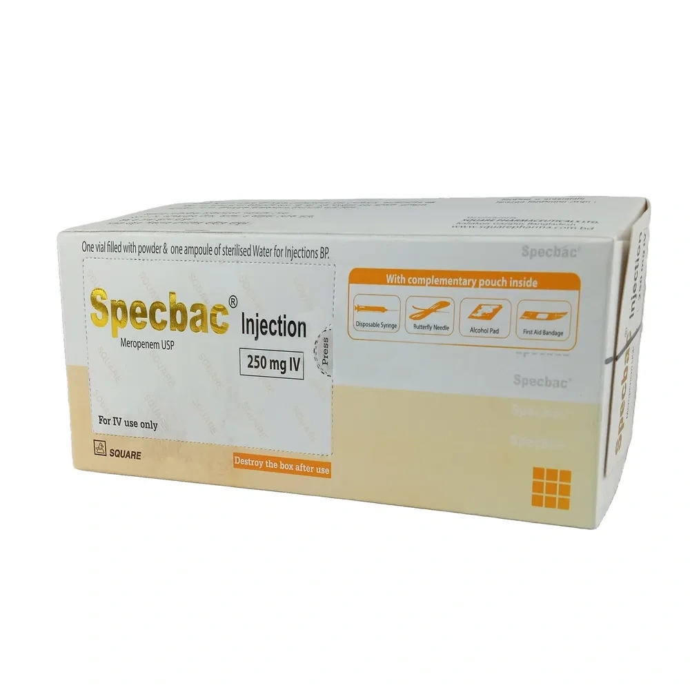 Specbac IV Injection or Infusion 250 mg/vial