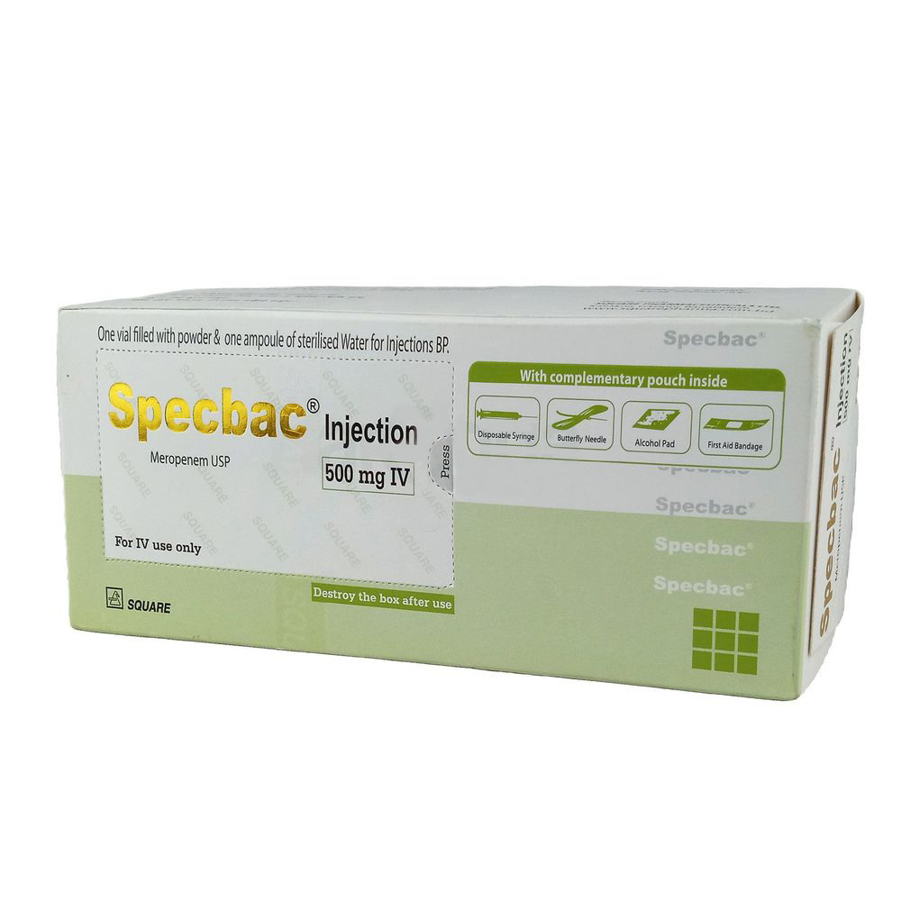 Specbac IV Injection or Infusion 500 mg/vial