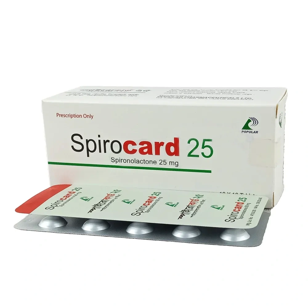 Spirocard Tablet 25 mg