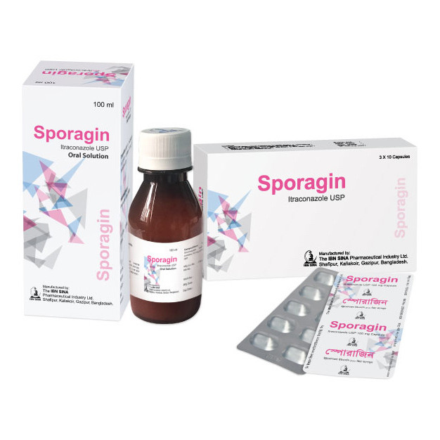 Sporagin Oral Solution 50 mg/5 ml