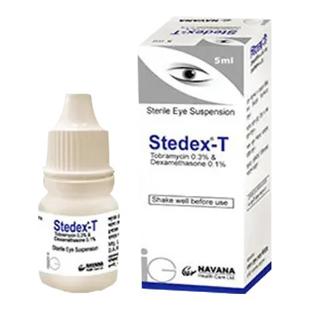 Stedex-T Ophthalmic Solution 0.1%+0.3%