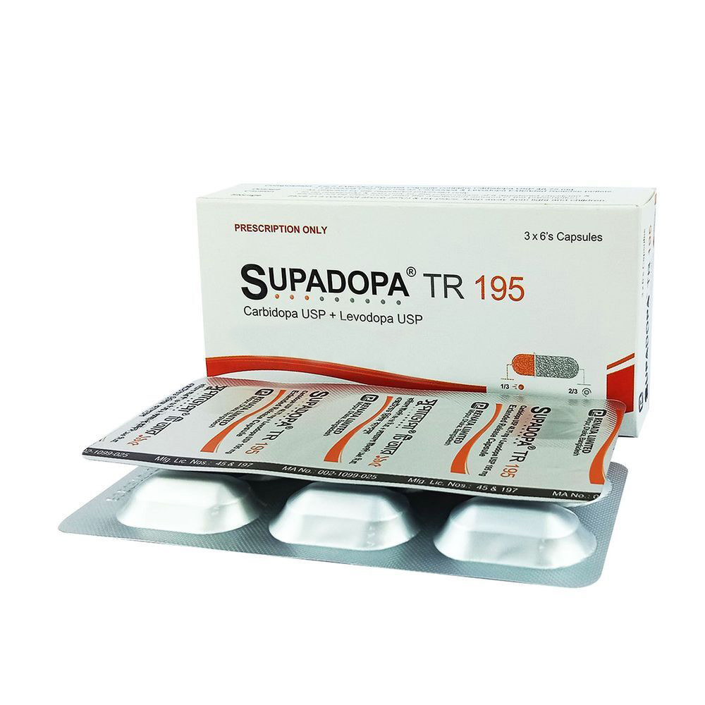 Supadopa TR Capsule (Extended Release) 48.75 mg+195 mg