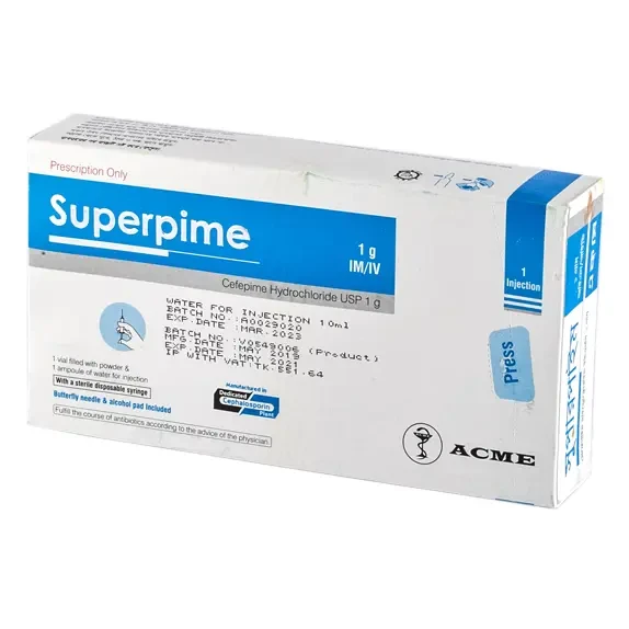 Superpime IM/IV Injection 1 gm/vial