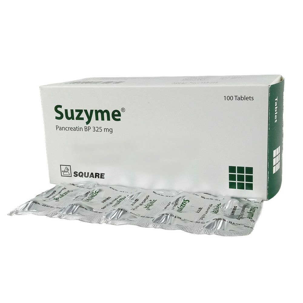 Suzyme Tablet 325 mg