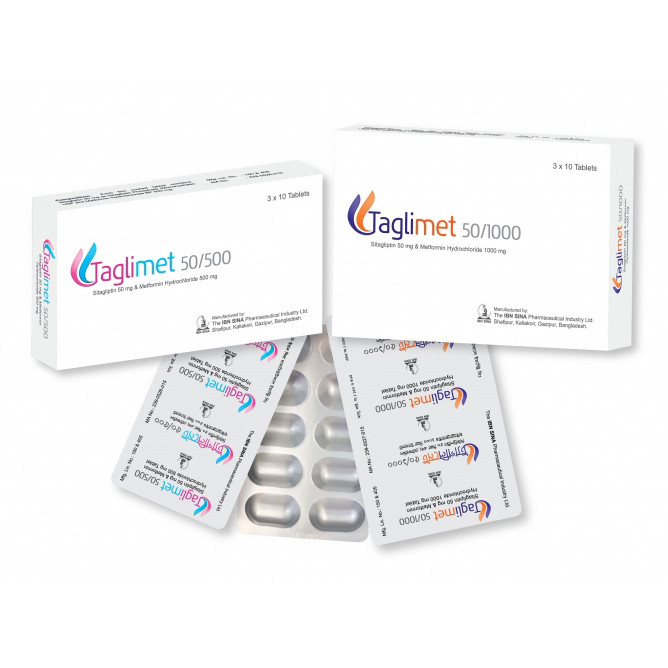 Taglimet Tablet 50 mg+1000 mg