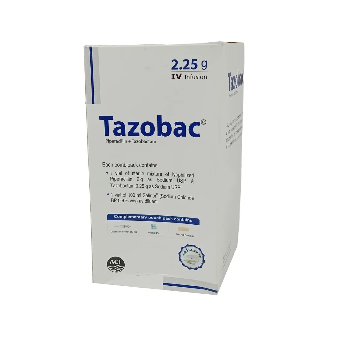 Tazobac IV Infusion (2 gm+0.25 gm)/vial