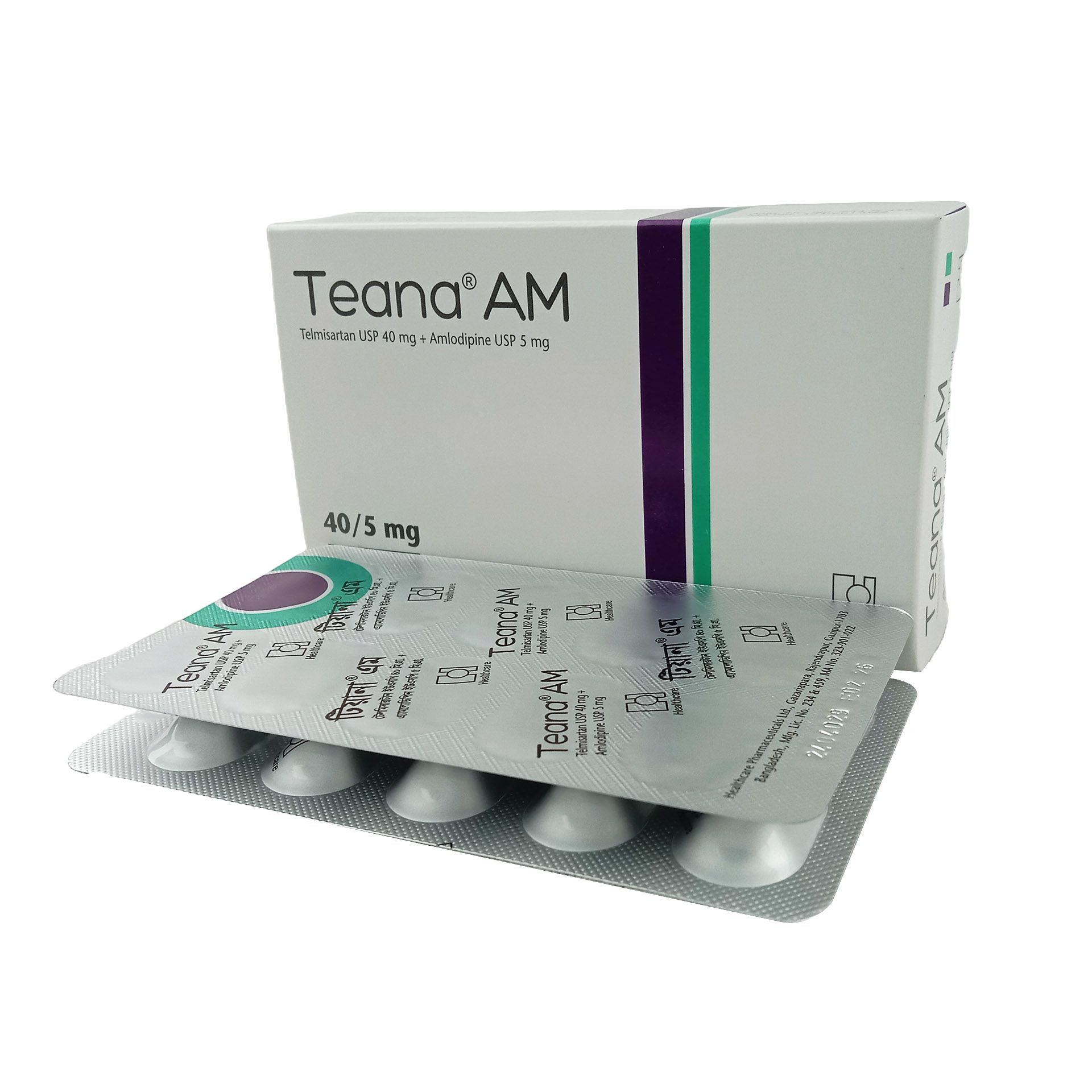 Teana AM Tablet 5 mg+40 mg