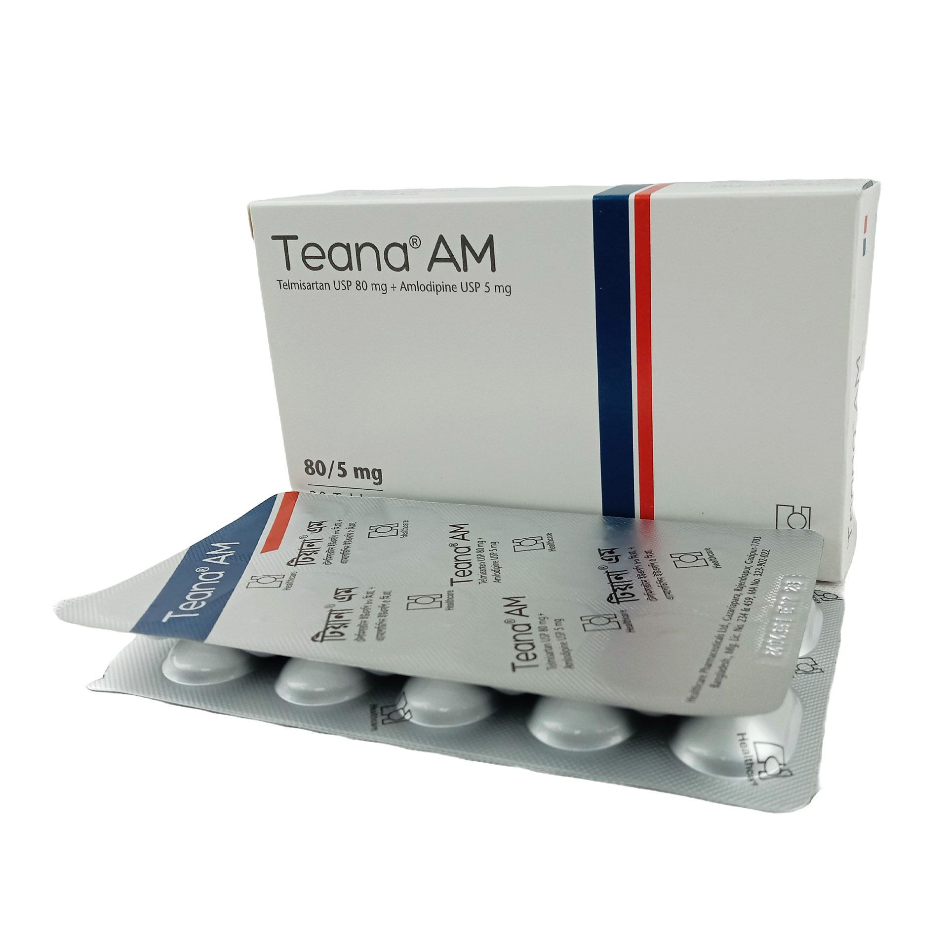 Teana AM Tablet 5 mg+80 mg