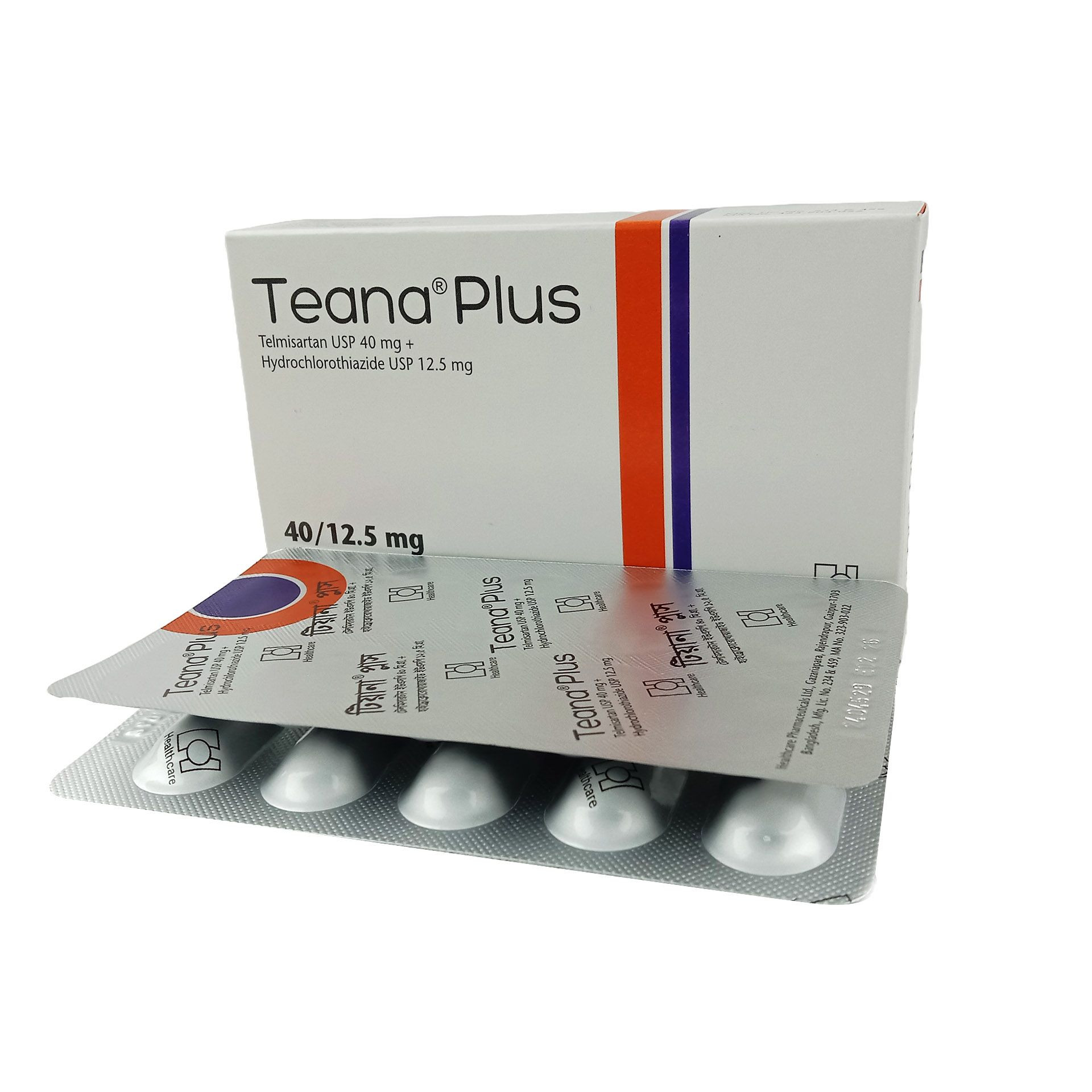 Teana Plus Tablet 40 mg+12.5 mg