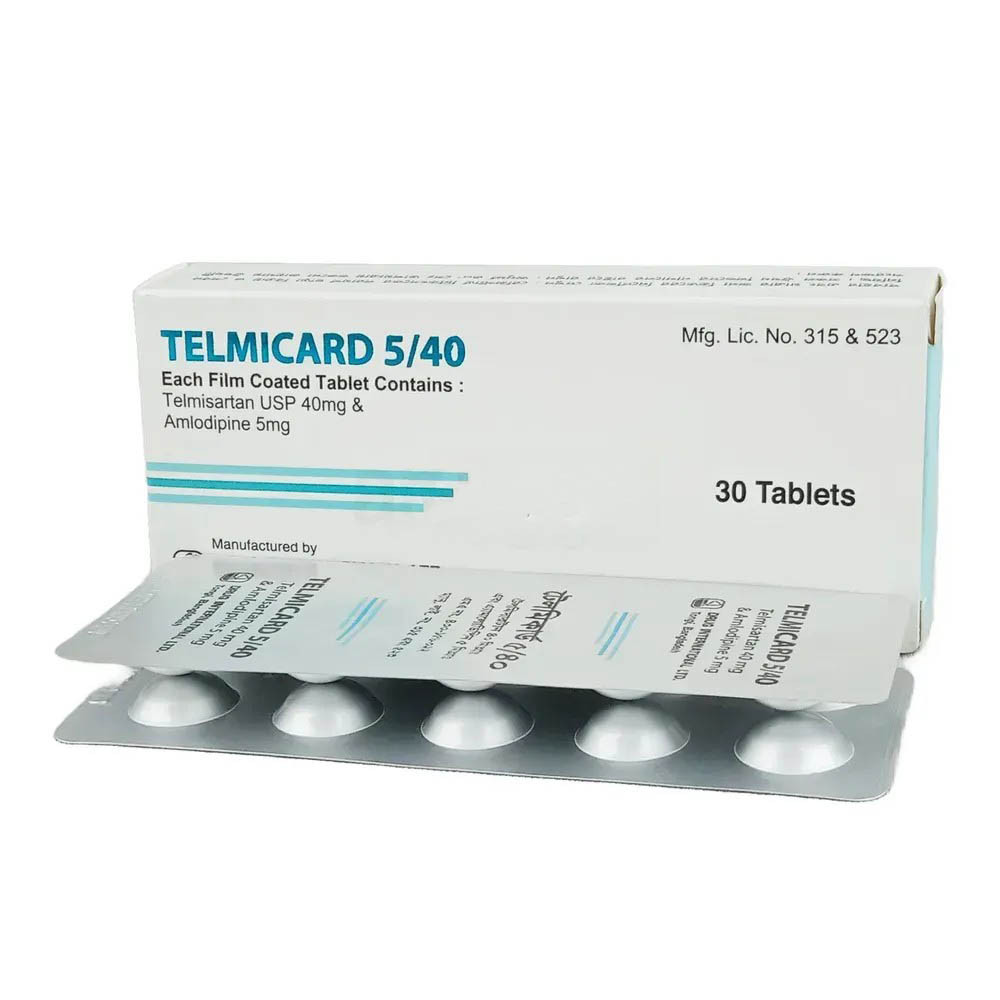 Telmicard 5/40 Tablet 5 mg+40 mg