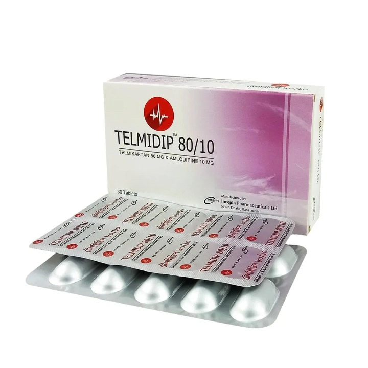 Telmidip Tablet 10 mg+80 mg