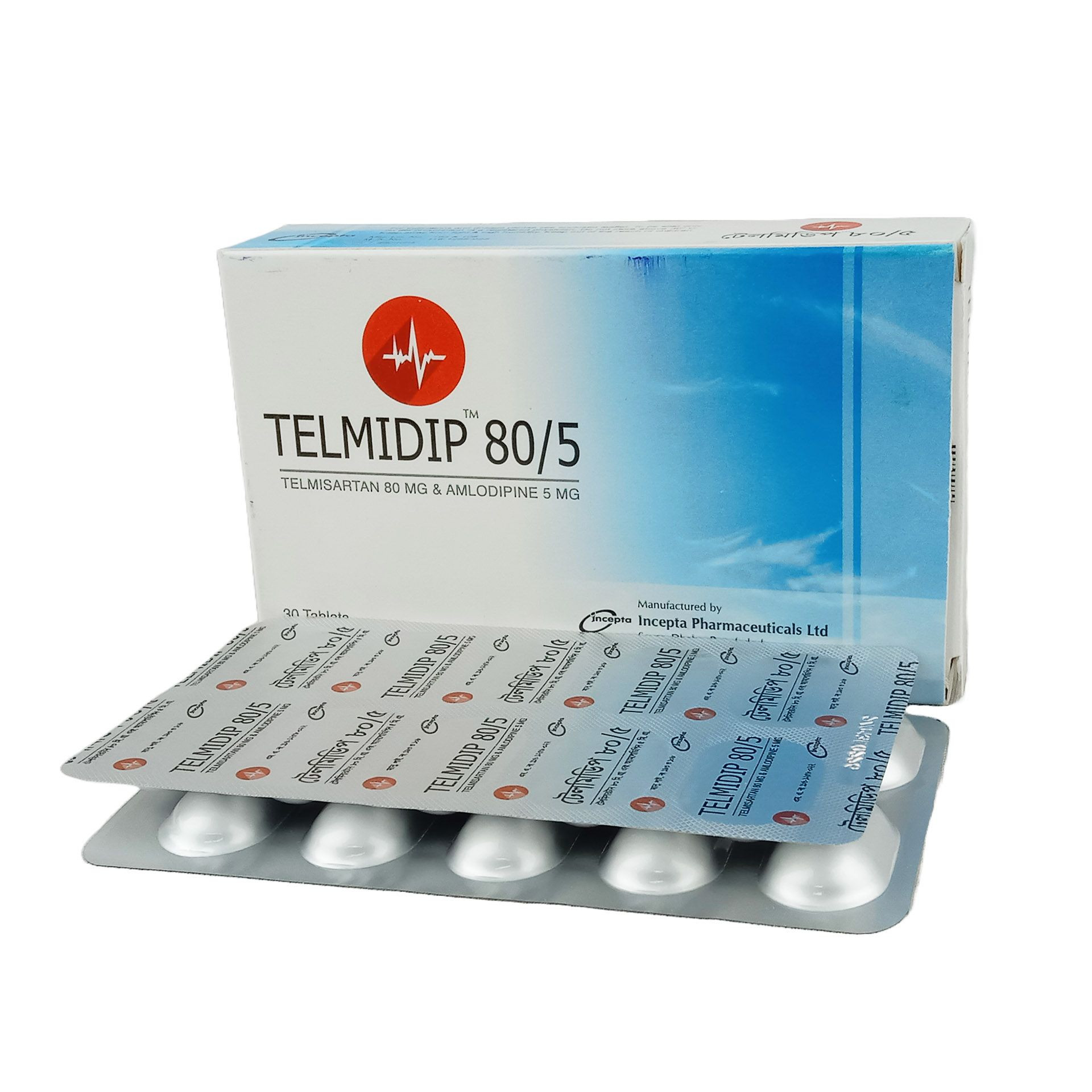 Telmidip Tablet 5 mg+80 mg