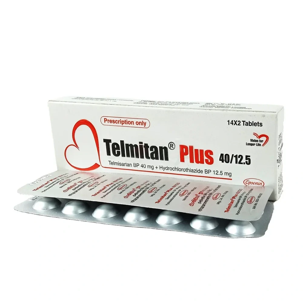 Telmitan Plus Tablet 40 mg+12.5 mg