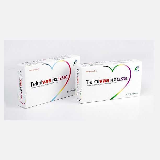 Telmivas HZ Tablet 80 mg+12.5 mg