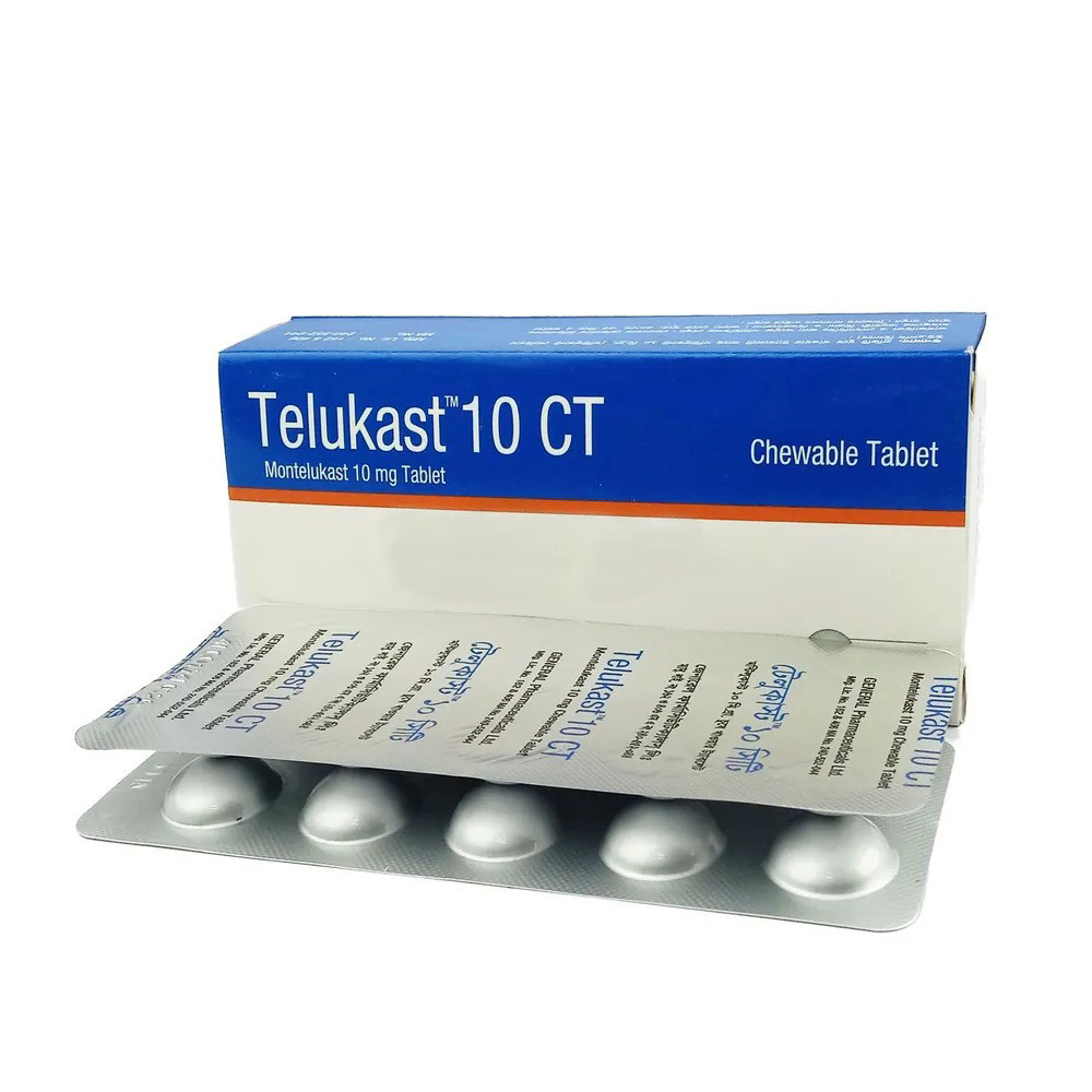 Telukast CT Chewable Tablet 10 mg