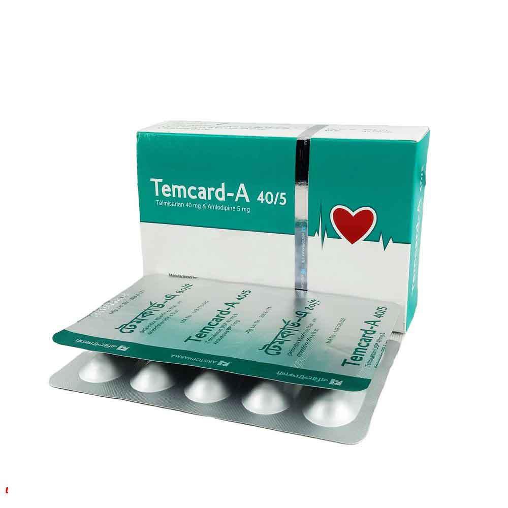 Temcard-A Tablet 5 mg+40 mg