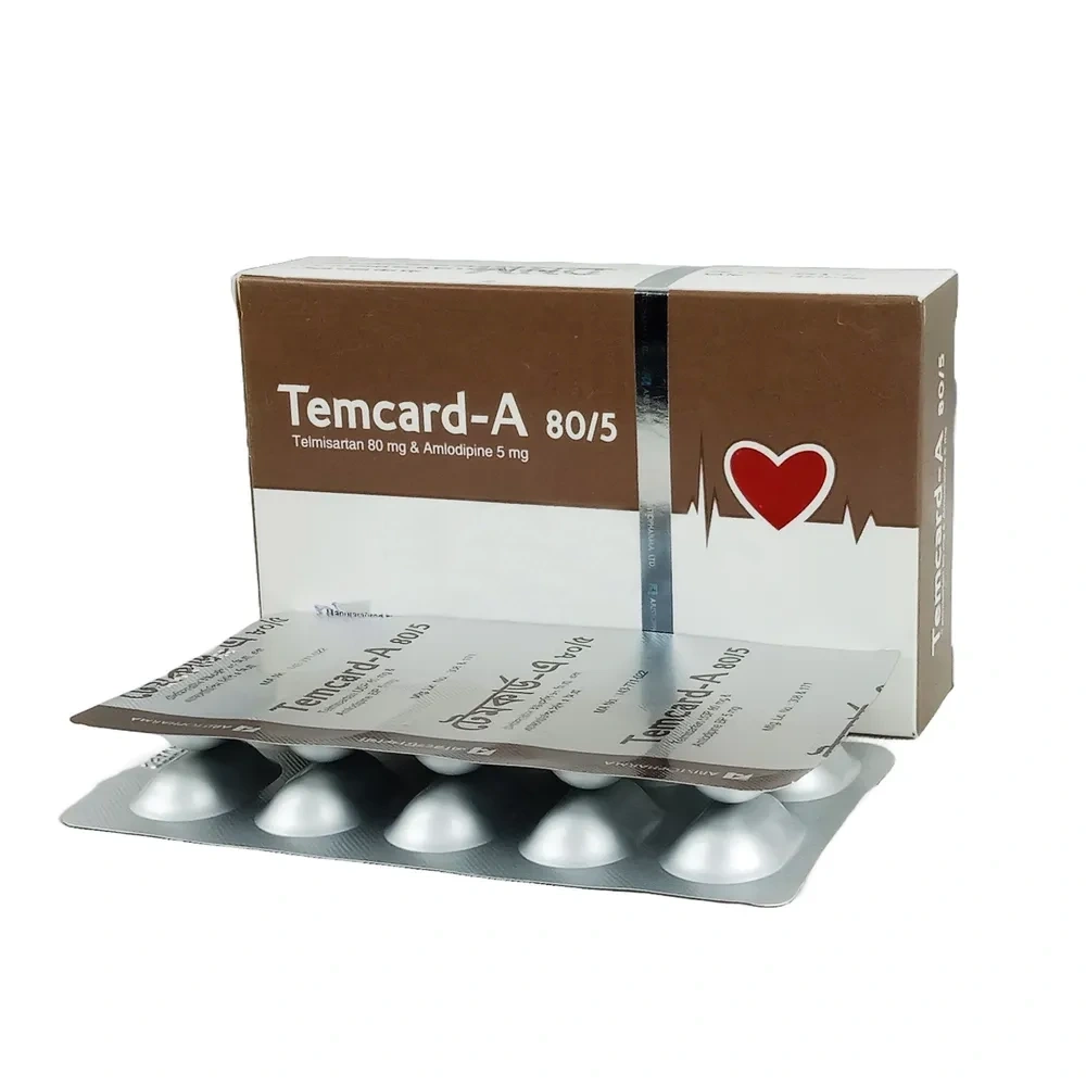 Temcard-A Tablet 5 mg+80 mg