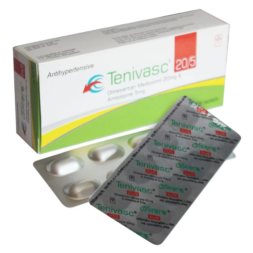 Tenivasc Tablet 5 mg+20 mg